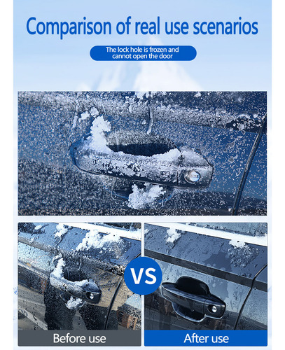 Agente Derretidor De Nieve Para Derretir Nieve, 500 Ml, Vidr