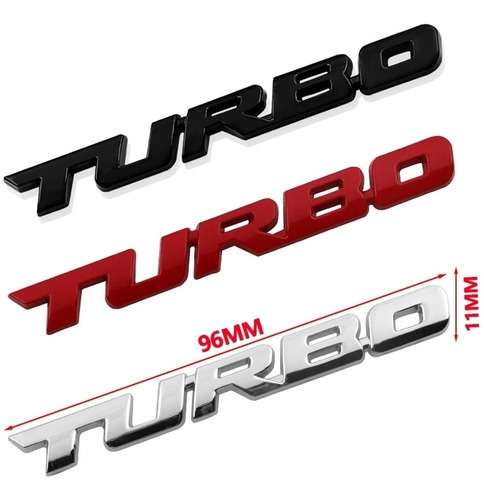 Emblema Insignia Turbo Genérica Para Todas Las Marcas