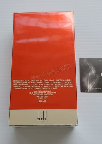 Imagen 5 de 5 de Perfume Desire By Alfred Dunhill. Entrega Inmediata