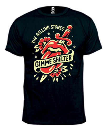 Remera The Rolling Stones Gimme Shelter Rock Algodón Peinado