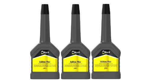 Kit Aditivo Para Motor Flex (200ml)  Black Brasil - 3 Unid