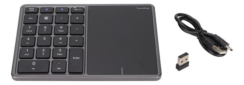 Teclado Numerico Portatil Mini Inalambrico 22 Soporte Panel