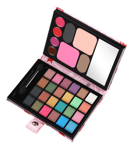Kit De Maquillaje Qibest All In One 24 Eyeshadow 4 Lipstick