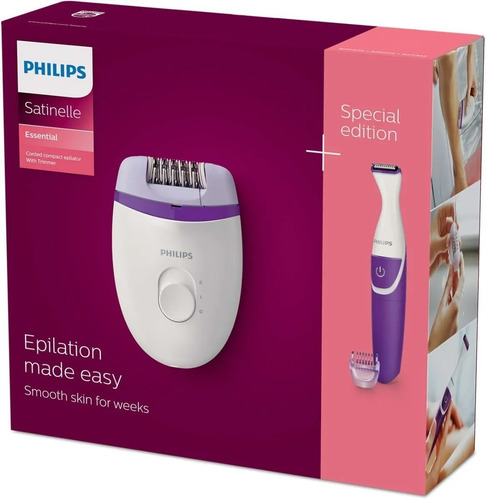 Imagen 9 de 9 de Depiladora Philips Brp505/00 Recortador Cavado Uso Con Cable