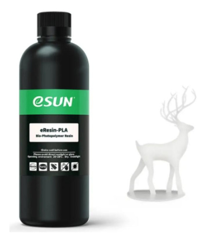 Resina A Base De Plantas Naturales Esun 3d 500g Blanca