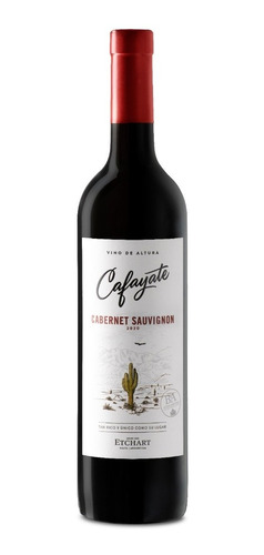 Imagen 1 de 5 de Vino Tinto Cafayate Cabernet Sauvignon Botella De 750 Ml