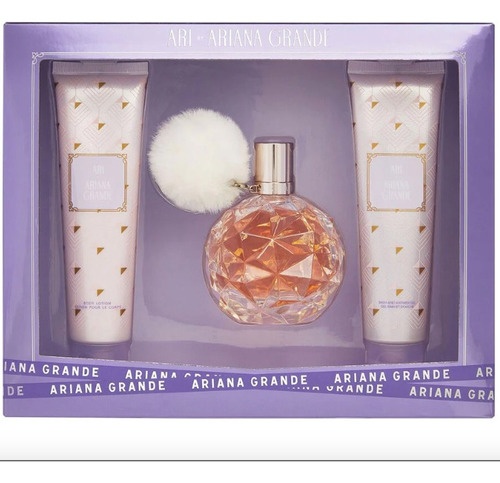 Perfume Original Ari Ariana Grande Set 3 Piezas Dama 