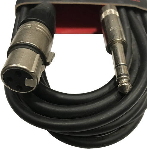 Cable Xlr-plug Estéreo Kwc Iron 252 De 6 Metros