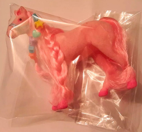 Caballito De Princesa Felpa Rosado. Juguete Niña