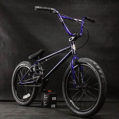 Imagen 2 de 10 de Bicicleta Bmx Stolen Heist ¡cubiertas Anchas Pro! Purple
