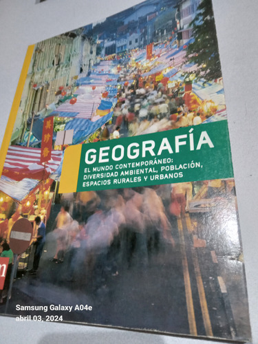 Libro Geografía El Mundo Contemporáneo Diversidad Ambiental