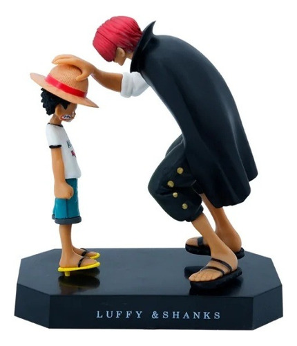 Figura Luffy Y Shanks - One Piece Excelente