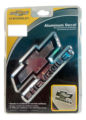 Emblema Chevrolet Para Auto Chroma Original Con Adhesivo 3m