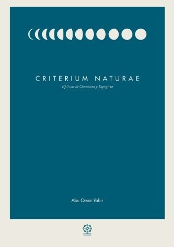 Libro Criterium Naturae. Epitome De Chemicina Y Espag Lsf2