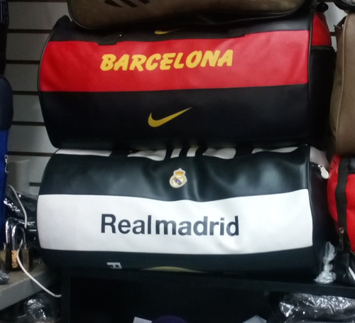 Maletines, Morral Barcelona Y Real Madrid 
