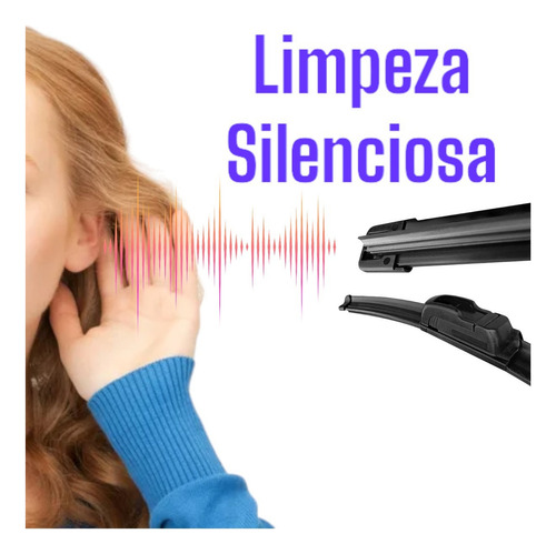 Kit Palheta Limpador Parabrisa Silicone Fox 2013 A 2022