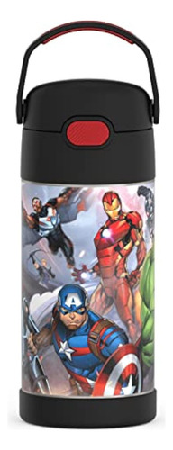 Botella De Agua Thermos Funtainer Con Pajita, 12