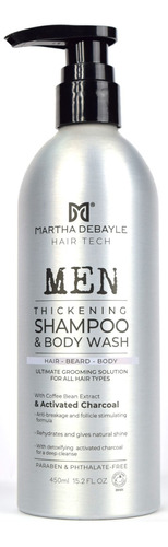 Shampoo Bodywash Martha Debayle Hombre Barba Bigote Cabello