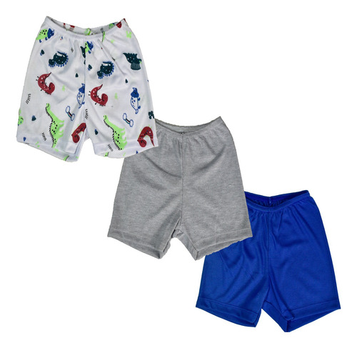 Bermudas Pantalonetas Short Niño Bebe X3 Unidades