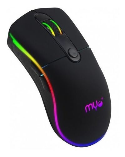 Mouse Gamer Usb 6 Botones 7 Colores 3200dpi Gm8