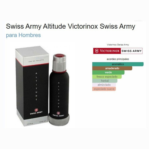 Imagen 2 de 3 de Perfume Swiss Army Altitude Edt 100ml Caballero