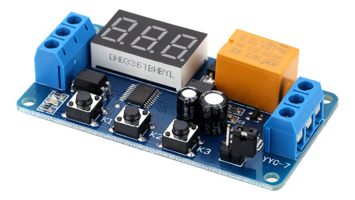 Módulo De Interruptor De Relé Com Temporizador De Display Le