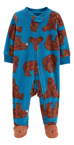 Carters Pijama Osito Polar Con Pies Bebés 