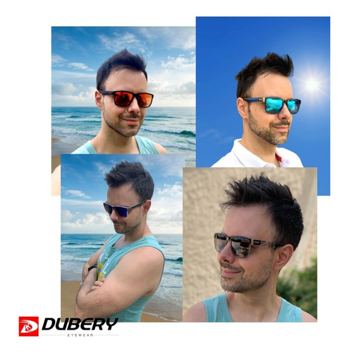 Imagem 7 de 8 de Óculos De Sol Masculino Dubery Original - Proteção Uv