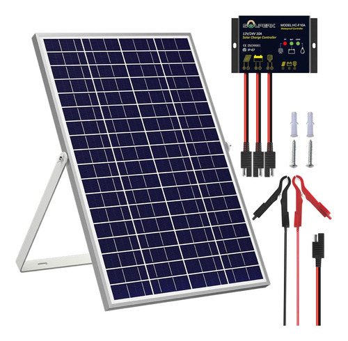 Kit De Panel Solar De 30 W 24 V, Cargador De Batería Solar  