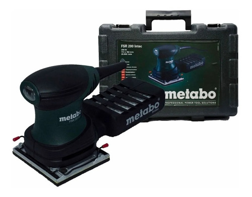 Lijadora Orbital De Palma Metabo 200w Fsr200 1/4 Hoja Maleta