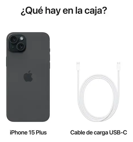 Apple iPhone 15 Plus (somente Esim) (128 Gb) - Preto - Excelente