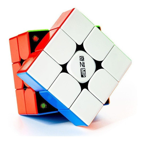 3x3x3 Mp Qiyi Magnético Cubo Profesional Magnético Color De La Estructura Stickerless