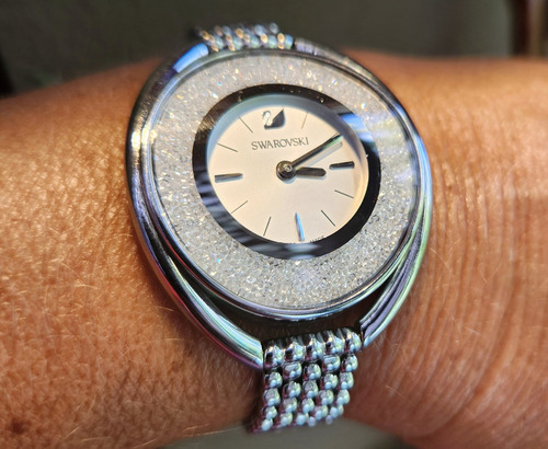 Reloj Swarovski 5181008 Mujer Acero Blanco Pulsera Plateado Plateado Blanco (Usado)