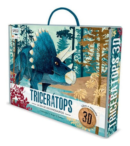 Libro Mas Maqueta Triceratops 3d