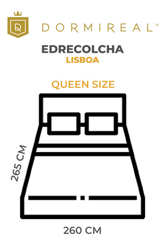 Edrecolcha Lisboa De Jacquard Queen Size Dormireal