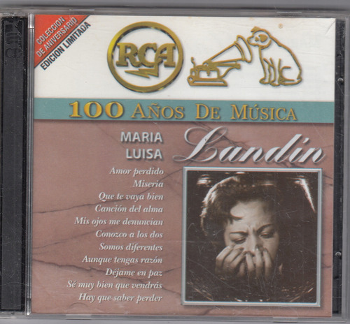 Maria Luisa Landin 100 Años  2 Cd´s Original Usado Qqg. Mz