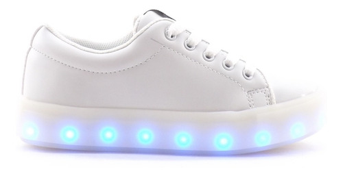 Zapatillas Luces Led Usb Niños Liquidacion Chicos 27-33