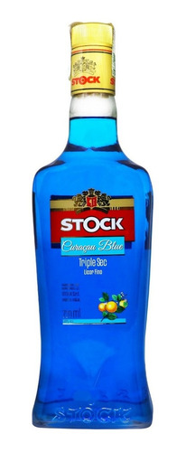 Licor Stock Curaçau Blue, 720 Ml.