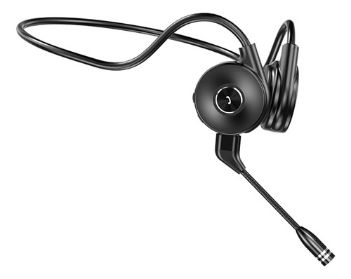 Auriculares De Conducción Negro Paquete De 15x13x4.8cm