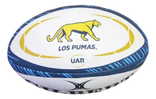 Pelota De Rugby Gilbert Match Barbarian Uar Azul