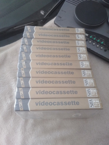Videocasete Vhs Marca Fcp Paquete Con 10 Nuevos 