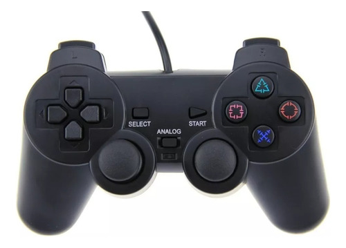Joystick Ps2 Play 2 Cableado Vibración De Calidad Paragon