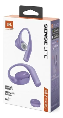 Fones de ouvido sem fio Jbl Sense Lite Sense Lite roxos