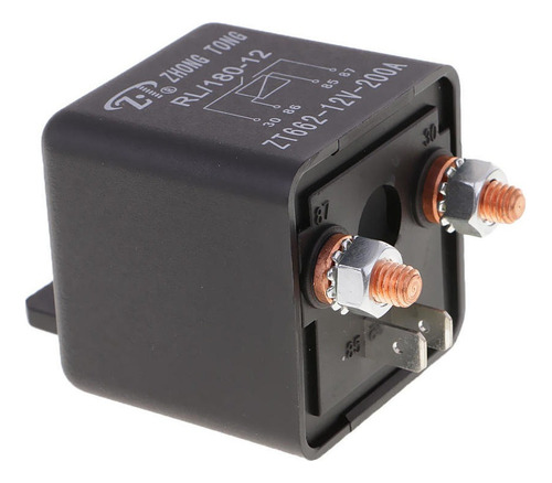 Interruptor De Relé On Off De 4 Pins Dc 12v 200a Para