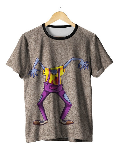 Camiseta Halloween Zumbi Cartoon Streetwear Trust Zombie