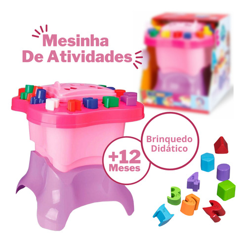 Mesinha Pedagógico Divertido E Educativo Cardoso Toys