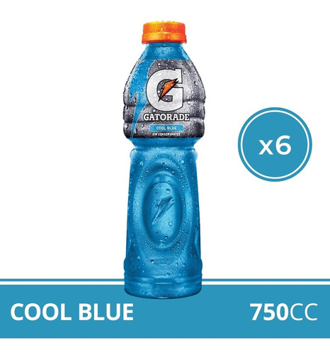 Gatorade Cool Blue 750ml X6