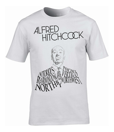 Remera Alfred Hitchcock 09 - Estampa Digital