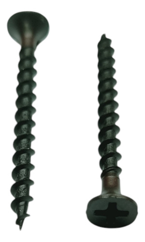 Tornillo Punta Aguja 6 X 2 Drywall P/ Madera X 100 U