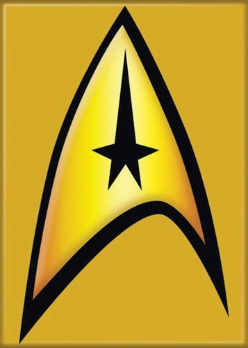 Star Trek  Command Insignia Imán Para Nevera